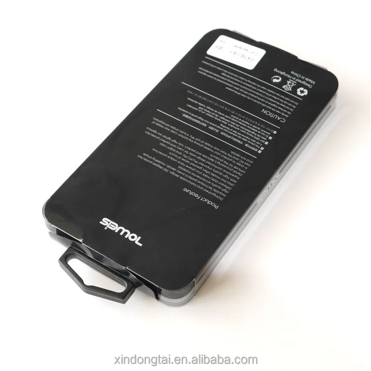 packaging box wholesale of small packing boxes with handles for cell phone case blister packaging
