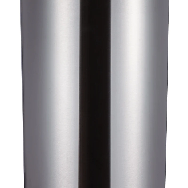 Stainless Steel Round Shaped Dustbin 12L Step Bin Indoor Kitchen Using Waste Bin Outdoor Rubbish Bin With Soft Closing