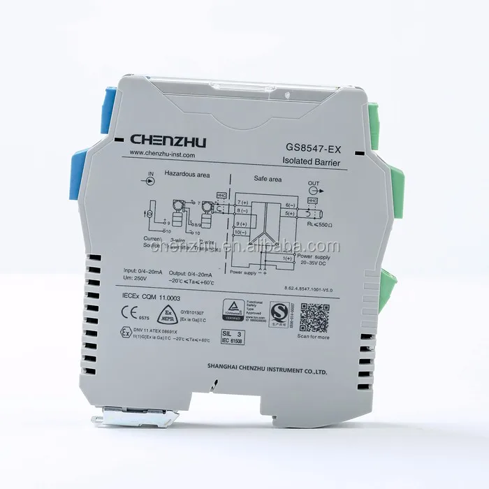 
GS8519-EX.22 DI,Transistor Output Isolated Barrier(2 channels) CHENZHU INTRINSIC BARRER Intrinsically safe 