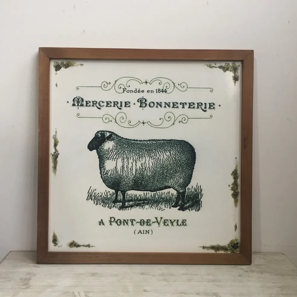 Farm Animal Wall Decor Sign