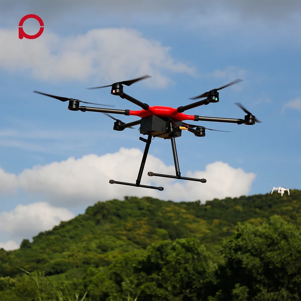 Viewpro 6-axis Waterproof Rotary Wing  Aircraft / Unmanned Aerial Vehicle Drone Folding Carbon Fiber Body Frame for survey / ins