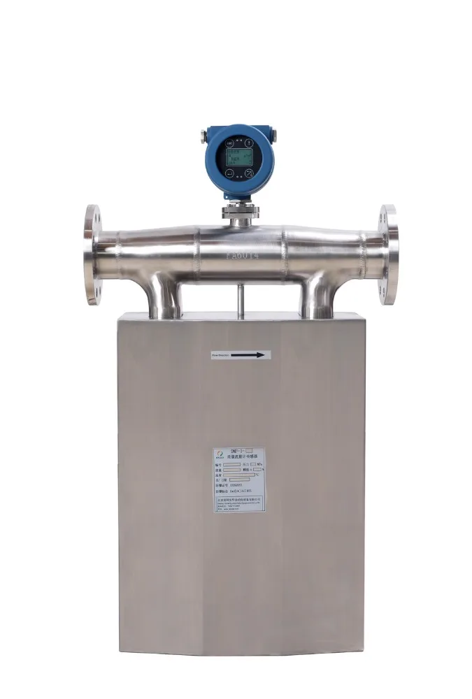 Coriolis Fuel Oil Mass Flow Meter with 4-20mA and digital display made in china