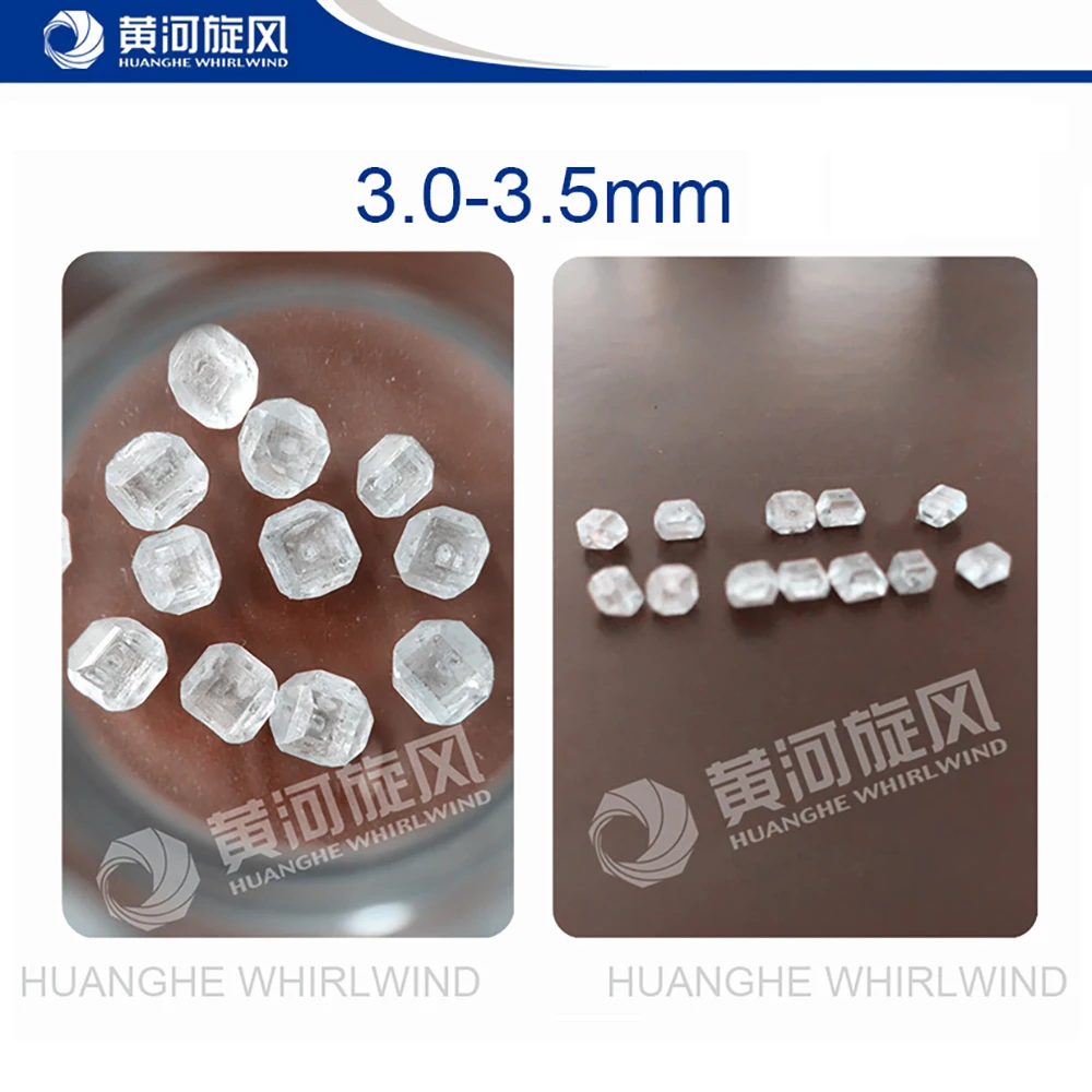 China supplier hpht/cvd lab grown white synthetic rough diamond