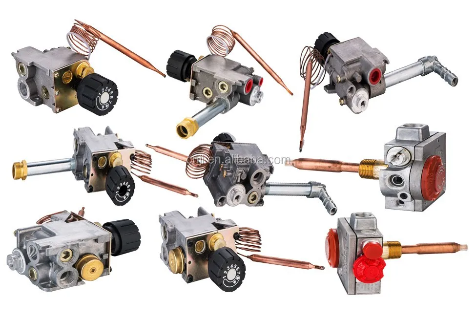 Gas fryer thermostat control valve/Gas fryer burners