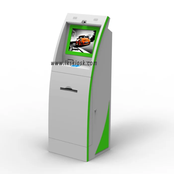 touch screen web kiosk with A4 printer