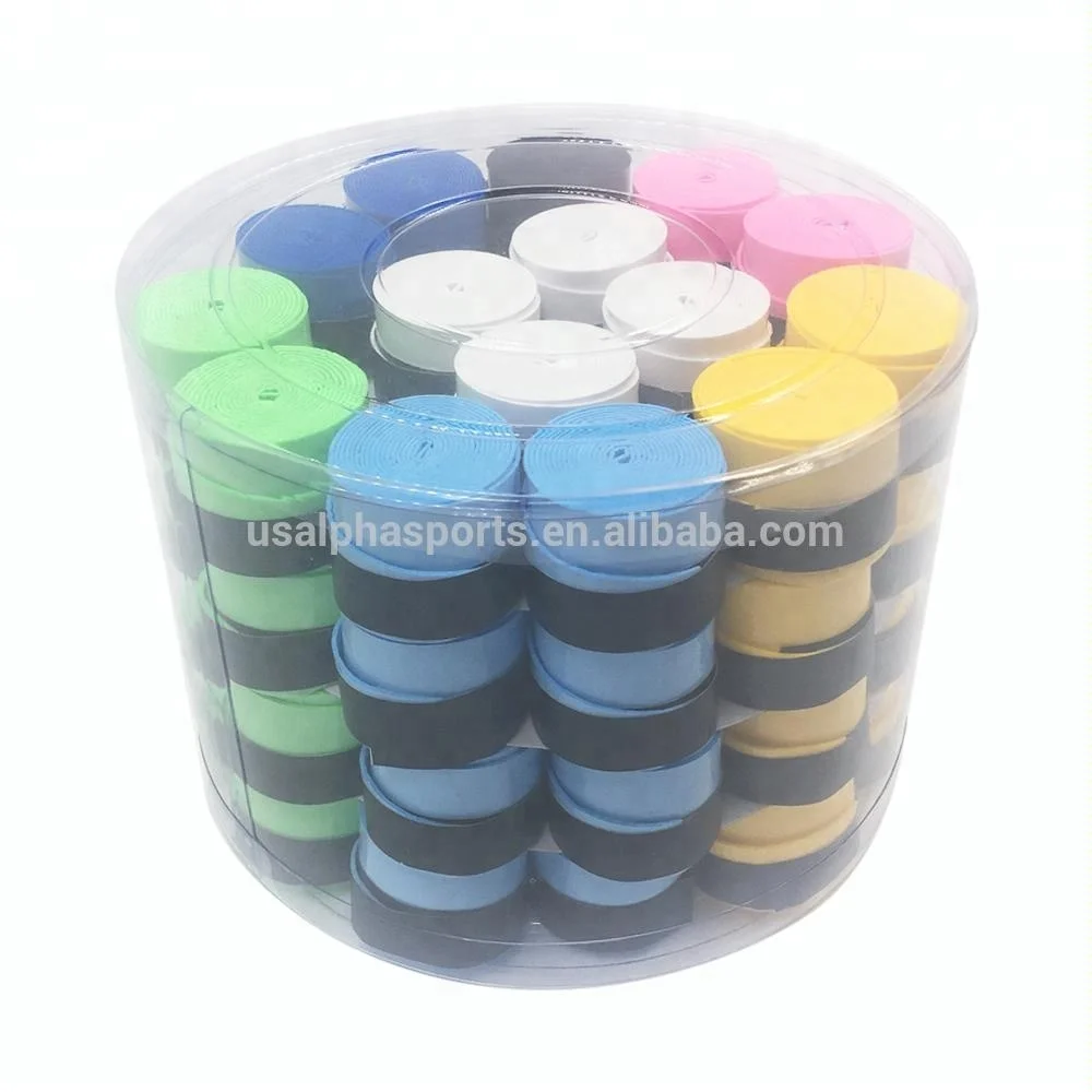 
Customize Tennis grip tape Hot sale PU badminton overgrip for tennis racket 