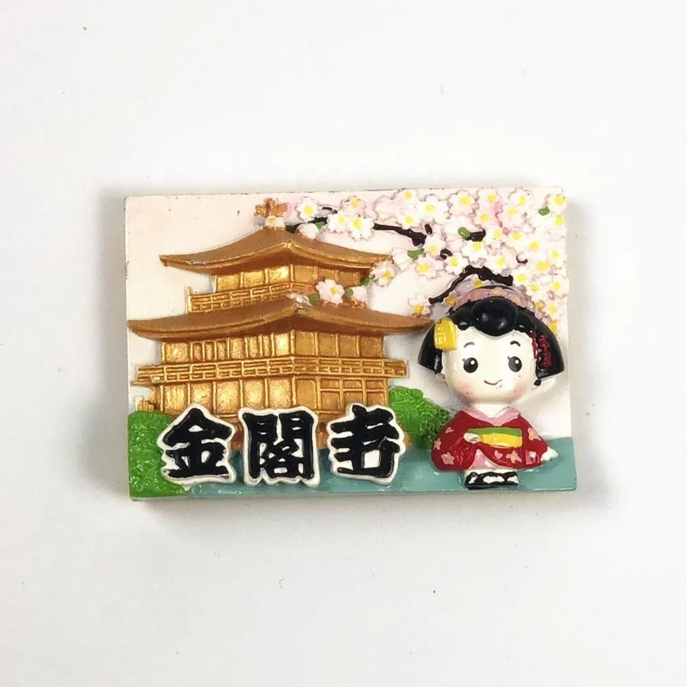 High quality Custom MILAN tourist souvenir resin 3D fridge magnet for promotion