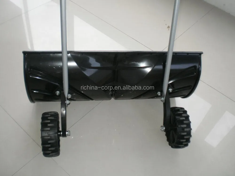 
Eronomic Steel Handle Plastic Snow Pusher Cleaning Shovel Scoop 