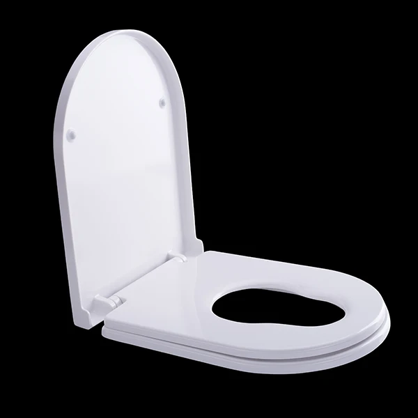 Comfortable Adult and Child used one button and quick release Duraplst toilet seat