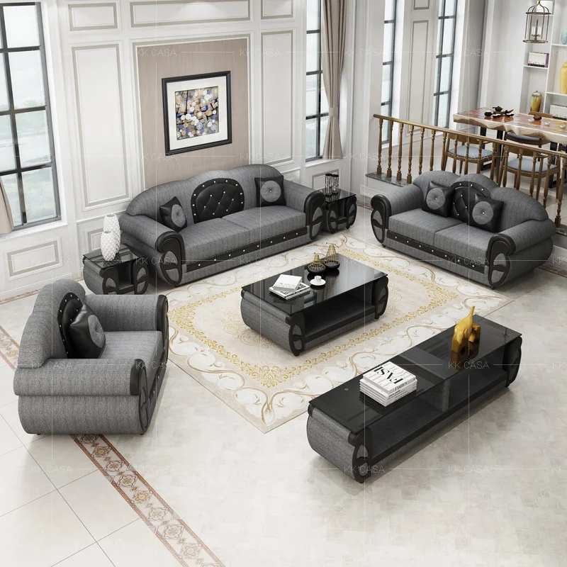 Home Furniture General Use Latest Design Leather Sofa Set 3 2 1 Seat Genuine Living Room sofa price