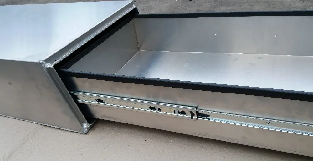 New Aluminum Truck Bed Drawer Slide Out Tool Box Storage Box