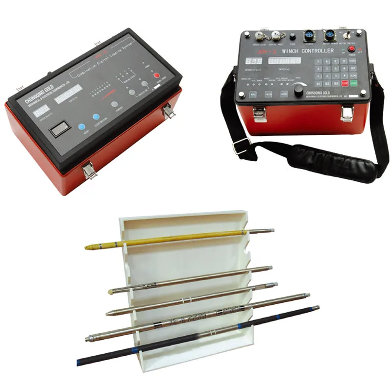 Well logging Survey System 500m To 1000m Downhole Water Well Logger SP Gamma logging Tool