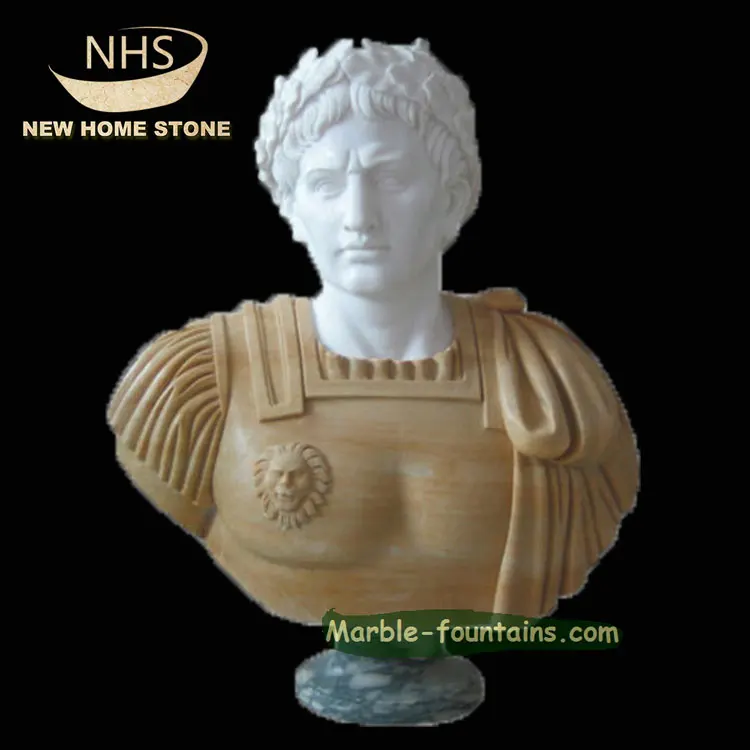 Indoor Home Decor Art Decoration Antique classic Medusa marble bust head statue Marble Female Bust Sculpture  for sale