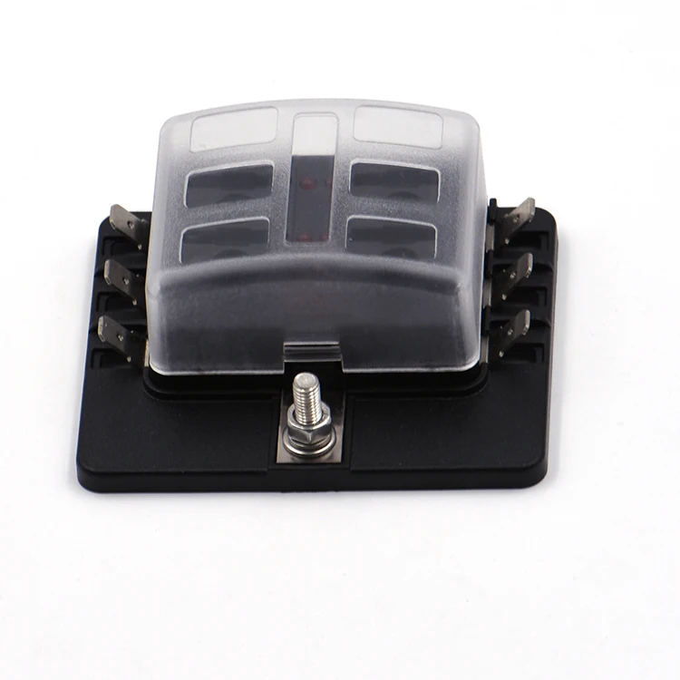 4/8 awg gauge agu fuse holder distribution block 4 gauge in to (2) 8 gauge out