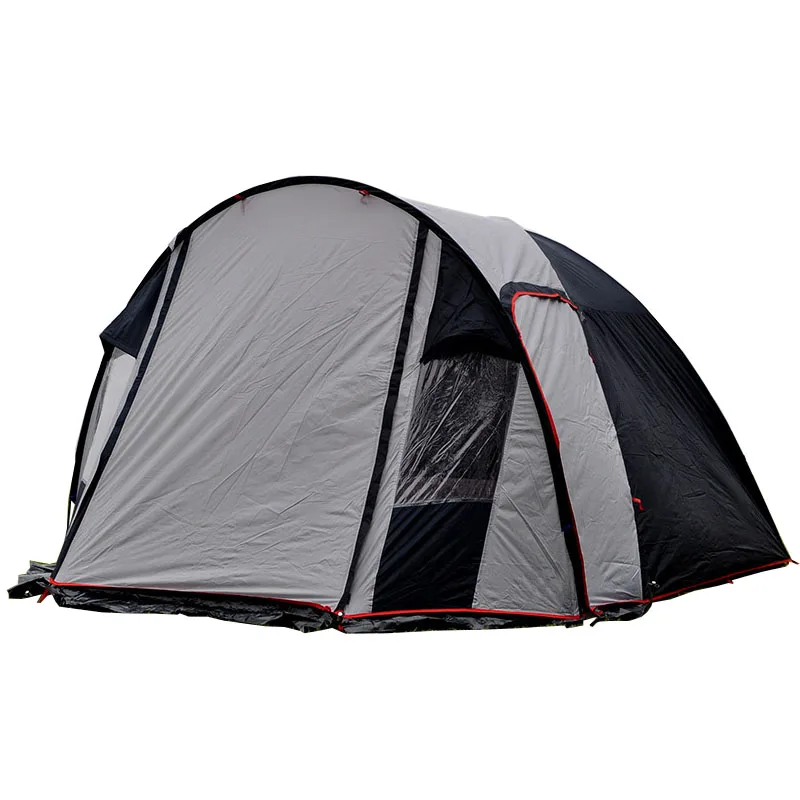 Double Layer 5Person Waterproof Family Camping Tent,Four Seasons Tent