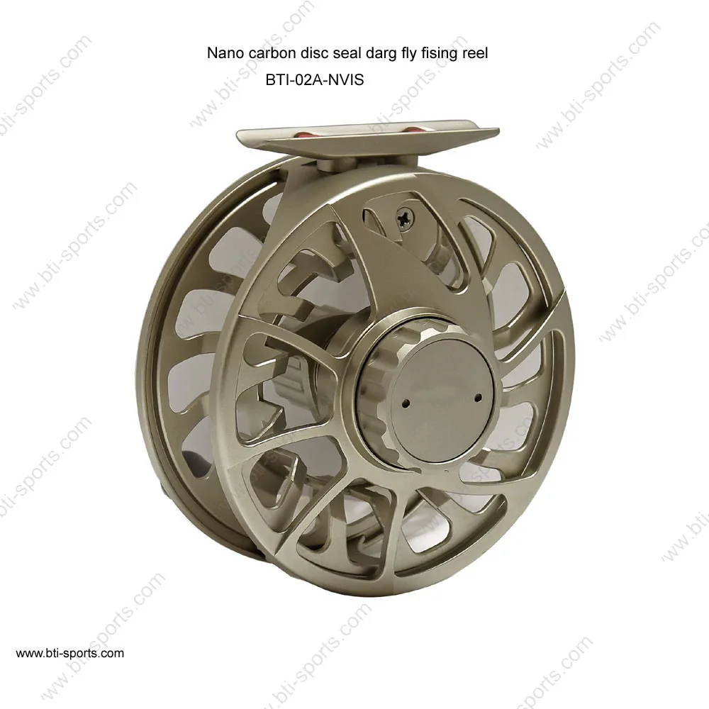 CNC machined Super large arbor ultra light sealed Nano carbon drag click stop freshwater saltwater fly fishing reel (B05)
