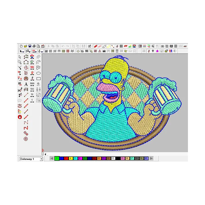 
Fast High-quality Indian Latest Fashion Cartoon Iron-on For Gifts Flower Patch Embroidery Design 