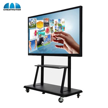  CHESTNUTER новая технология 65 дюймов прозрачный сенсорный экран oled аппарат для объявлений brother все в одном ТВ 4k обучающая