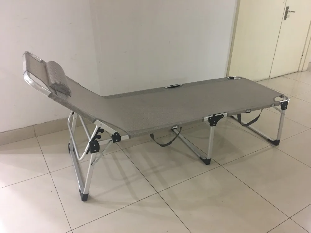 BSCI Пользовательский логотип Алюминиевый/стальной современный оптовый открытый шезлонг пляжный шезлонг