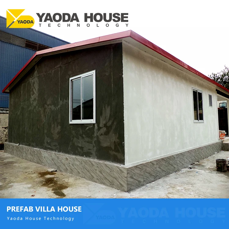 Eco convenient durable luxury well designed prefab steel bungalow house style plans and drawings projects prefabricated villa