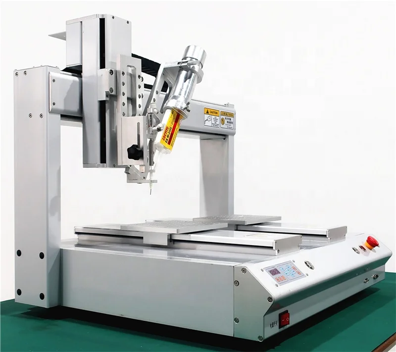 
Adhesive epoxy dispensing system equipment automatic glue applicator benchtop liquid dispenser robots for integrated circuits 