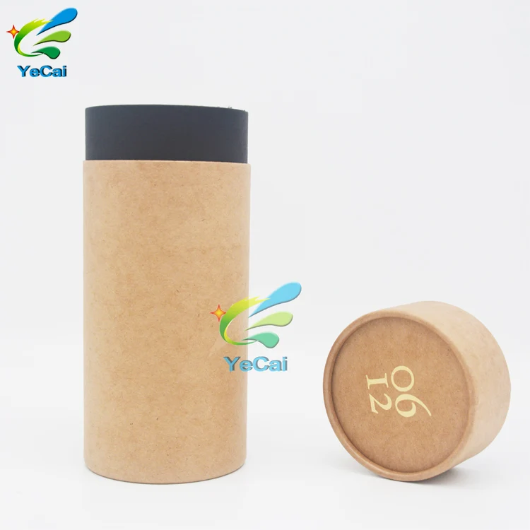 Оптовая продажа от китайского OEM ODM производителя пищевой бумажной трубки переработанной упаковки полный craft высокий цилиндр крафт-бумажный сердечник трубка производители
