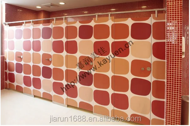 HPL compact laminate toilet cubicles water proof compact laminate toilet partition