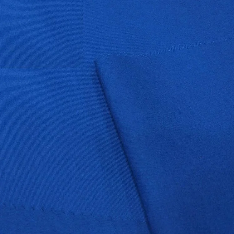 high quality fabric stock lot T/C 65/35 20*16 128*60 Navy blue Twill Fabric For Workwear