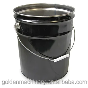 Производство химического металлического ведра 10-20 л/полуавтоматическая производственная линия