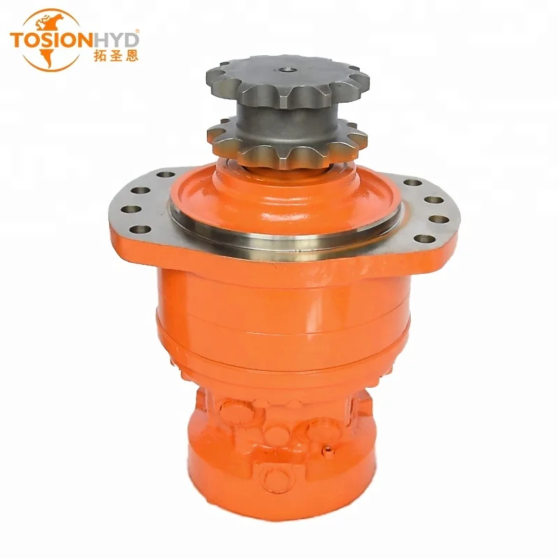 TOSION Brand Poclain MS125 MS 125 2/TWO Speed Radial Piston Hydraulic Wheel Motor For Sale With Best Price