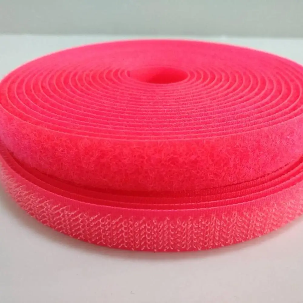 25mm width nylon back to back hook and loop tape