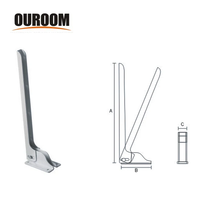 Ouroom/OEM 412429-1 оптовая продажа продукт Высокое качество скрытый плавающий настенный кронштейн полка декоративный кронштейн