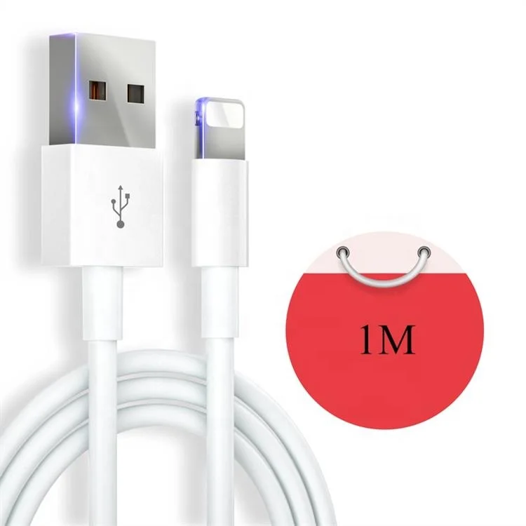 For iPhone12 USB cable Data Charging Cable 1m Fast charger for iPhone 6/7/8/XS/XR USB-C mobile phone charger cable