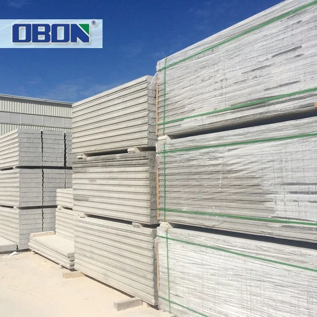 OBON Fast Construction Lightweight Concrete Wall Floor Panels Fiber Cement Floor Board