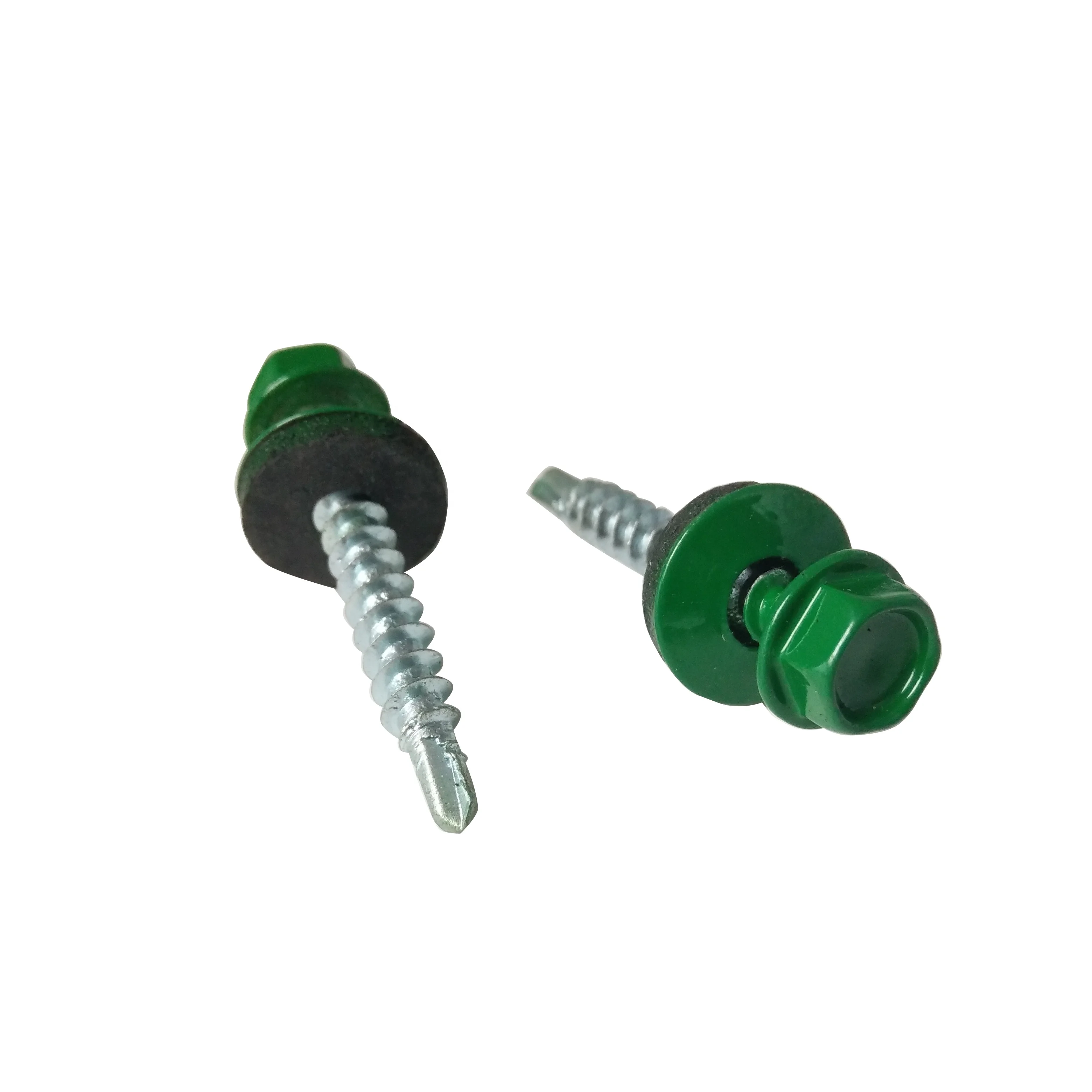 Carbon Steel 1022A Material and DIN Standard Hex Washer Head self drilling roofing screws