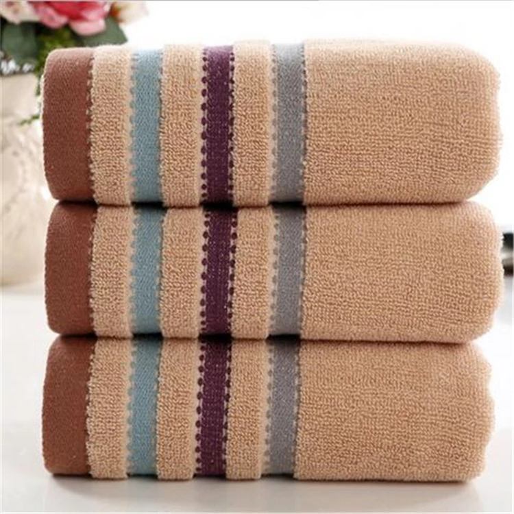 china wholesale yarn dyed jacquard cotton terry cloth small second hand towel