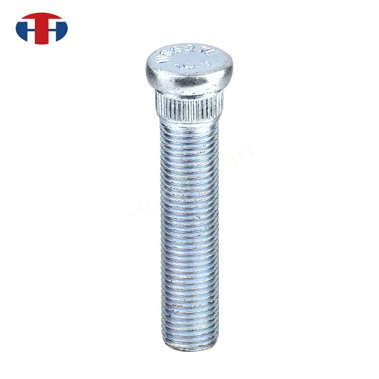 China Supply High Strength Silver Wheel Bolts Knurl Studs