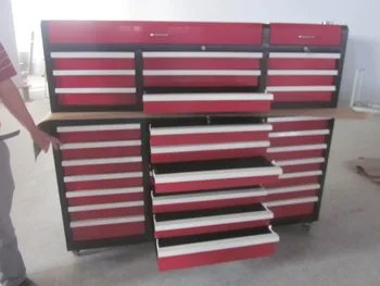 72 Inch Tool Cabinet With Drawers and Doors Used in Workshop Stainless Teel Structure for General Use