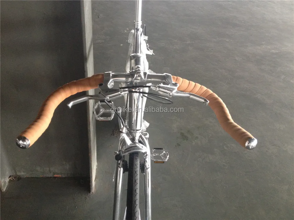 700C adult single speed chrome color Taiwan parts China factory wholesale  OEM mens racing fixie bike fixed gear bikes