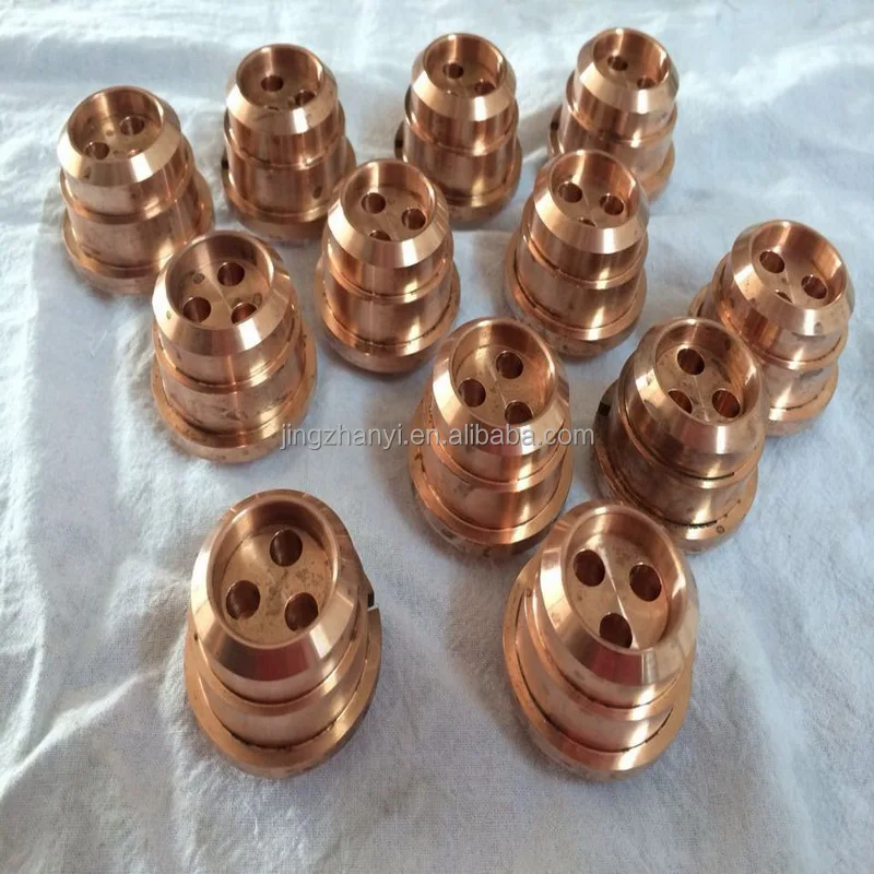 Factory price direct selling hardware accessories, Aluminum oxide copper electrode cap, Brass electrodes