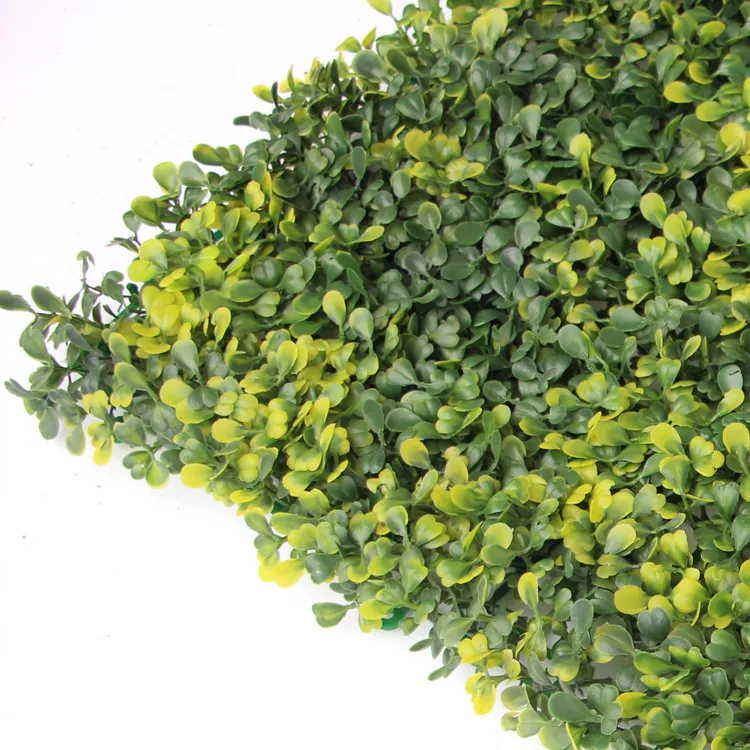 ZERO 50*50cm Wholesale Anti-UV faux boxwood backdrop outdoor artificial boxwood hedge