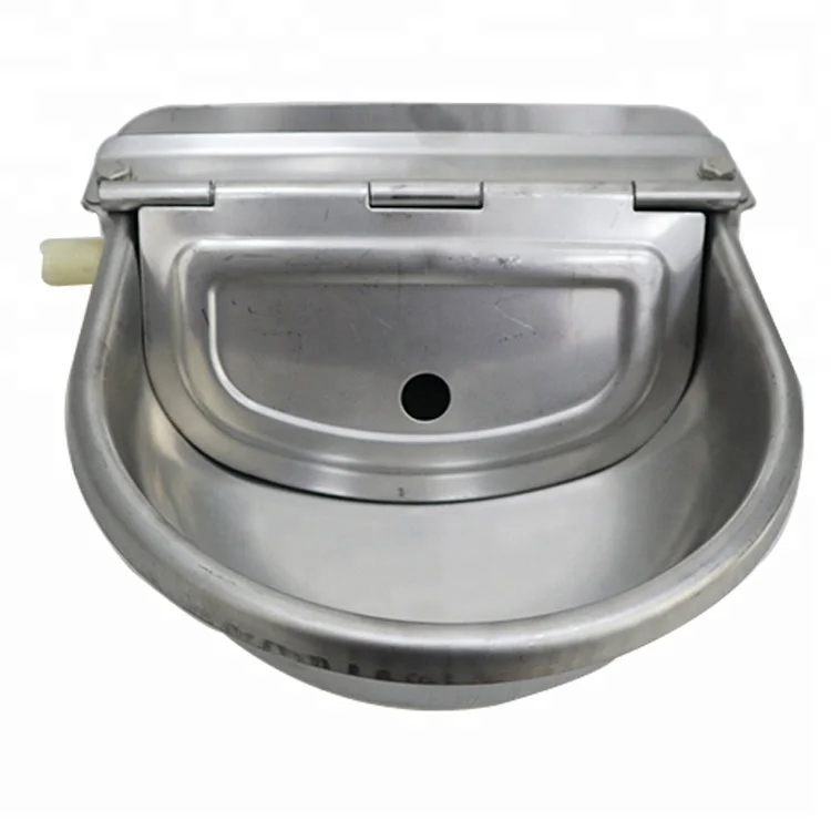 2.5L Stainless steel horse cattle dog drinking water bowl