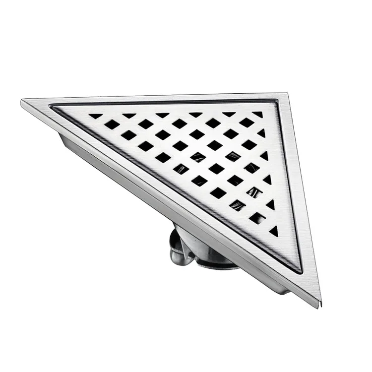 
Cheap Bath Accessories Shower Room Triangle Stainless Steel Shower Drain 
