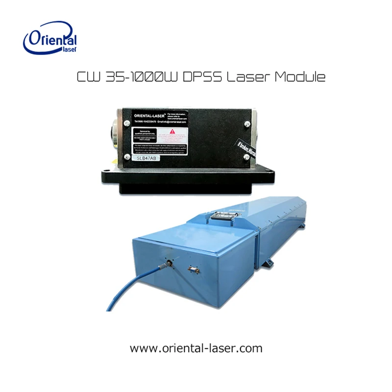 High power 532nm dpss green laser module for OEM cw qcw technical module motherboard