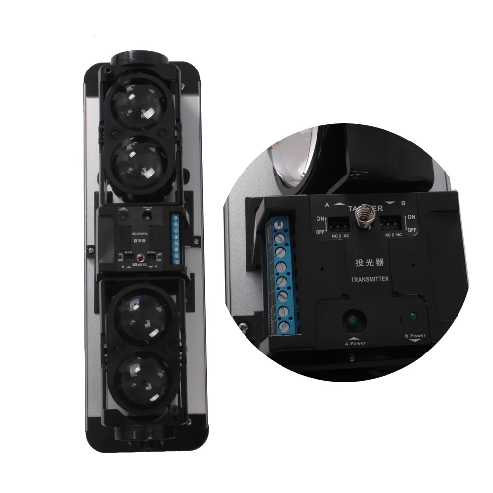 Outdoor Perimeter Security Laser Alarm Beam Sensor 50m to 250m