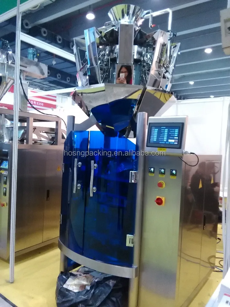 Factory Directly Packing Equipment Vertical Form Fill Sealing Machine For Beans/Nuts/Sugar/Potato Chips Small Scale