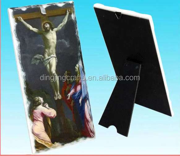 
western style ceramic cross plaque for blessing 