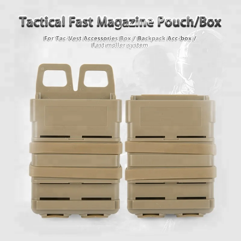 Actionunion ABS Tactical 5.56mm Fast Mag Holder Molle Pouch Hard Shell Hunting Magazine Pouch Hunting accessories