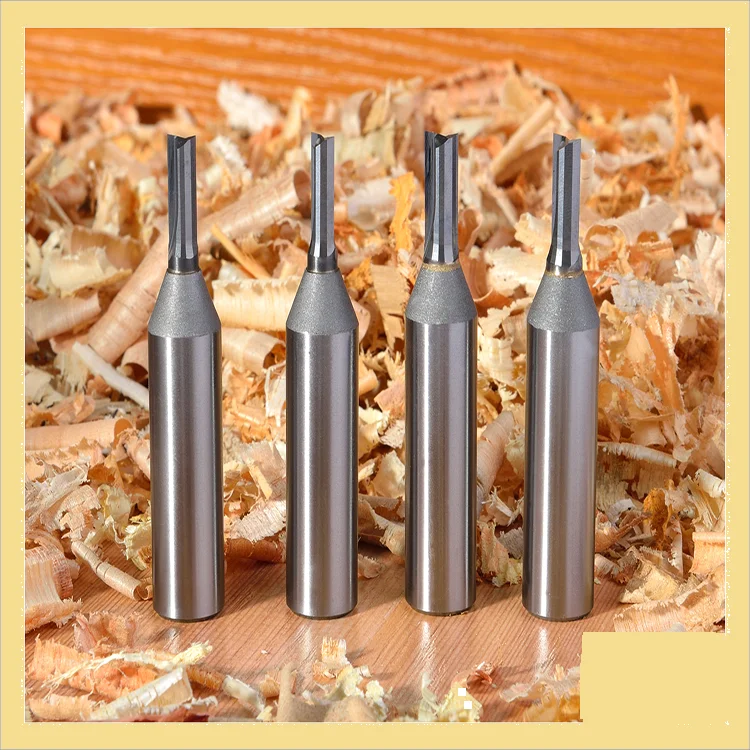 TCT Solid Carbide Straight Bits Router Bit for Wood Milling Cutter