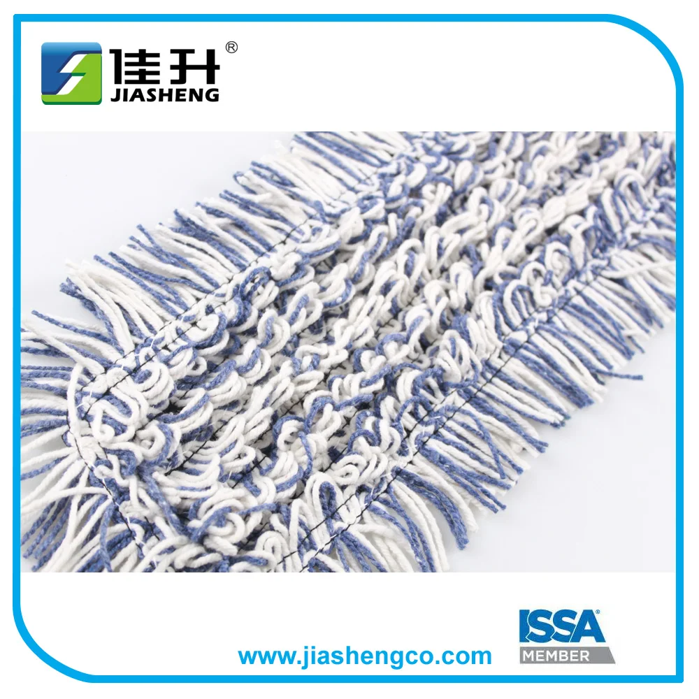 Euro Clean Microfiber Mop Replacement Head/Pad with Hook and Loop Fastener Fits Flat Mop For Professional Cleaning